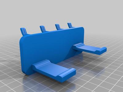 Hammer Holder for Peg Board (5mm Pins)