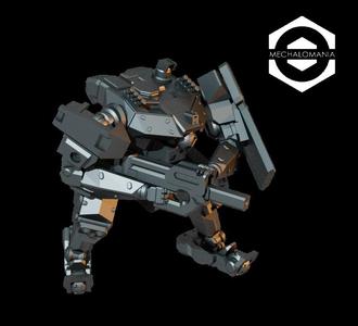 Panzer 9 BCV: Machinegun and Shield (mech) 