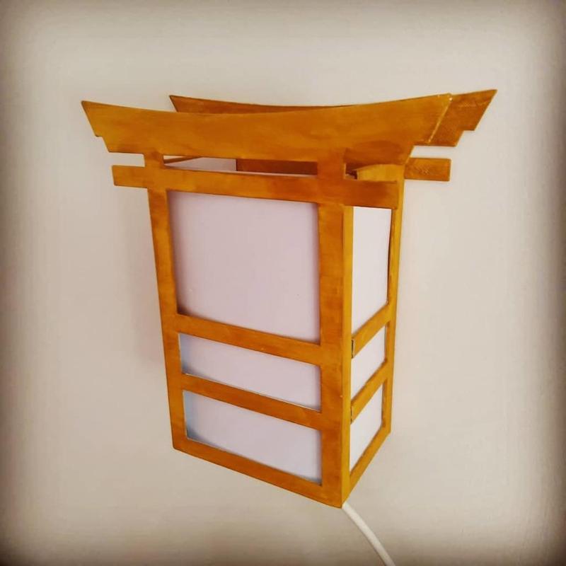 Japanese bedroom lamp