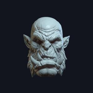Orc v7 "action figure head" SET00