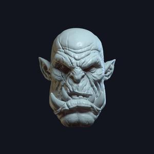 Orc v8 "action figure head" SET00