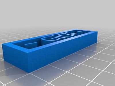 simple block letter