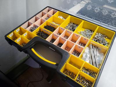 Bins for Harbor Freight 20 Bin Medium Portable Parts Storage Case