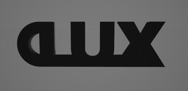LUX Band Name Keychain
