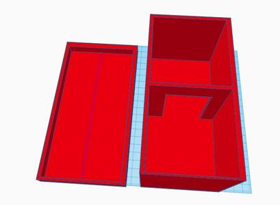 2 Room Storage Compartment With Lid