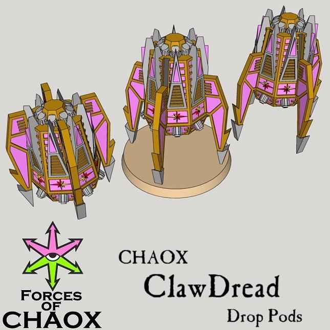 6mm & 8mm CHAOX ClawDread Drop Pods
