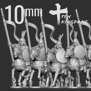 10mm Khitan-Liao Armoured Spear Horse