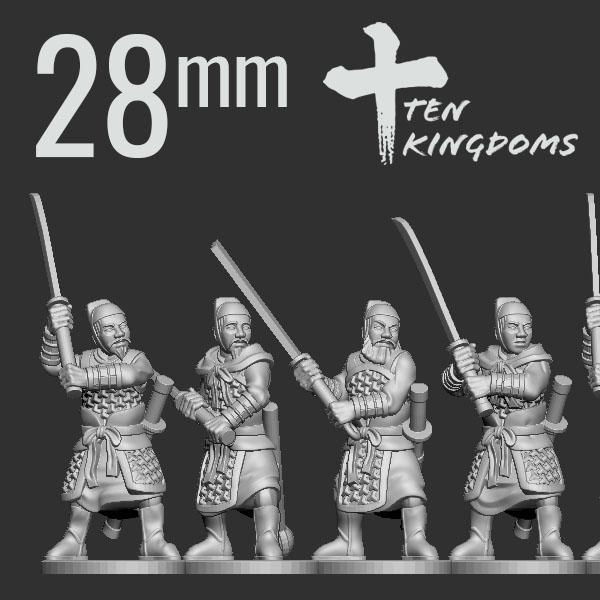 28mm Song Dynasty Sword Armoured Foot