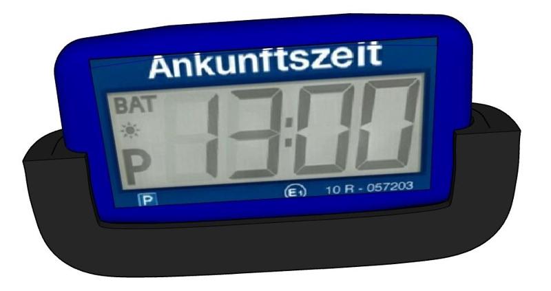 Micro Digitale Parkscheibe Halter