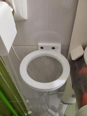 Hairdryer holder for bathroom