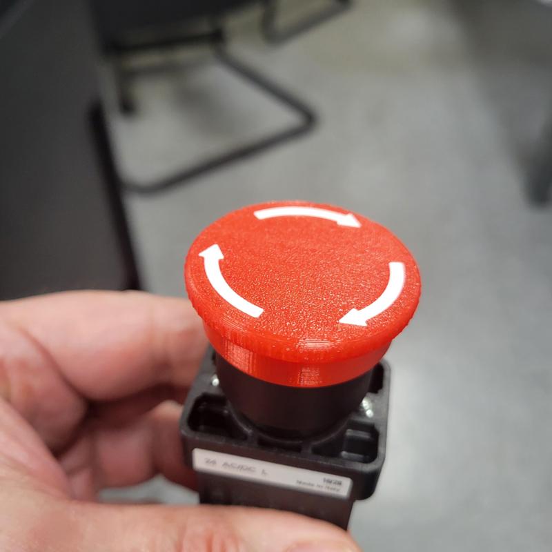 22 mm E-Stop Replacement Button