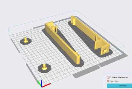 LED Tape Holder and mount for Ender 3 V2 Neo
