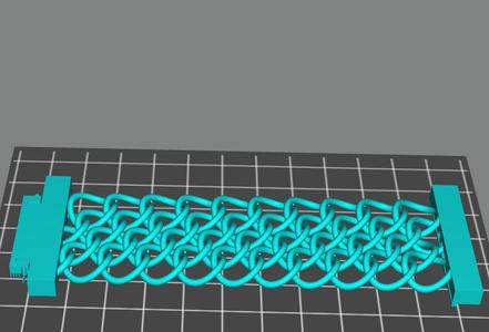 3d Printable Chainmail Bracelet