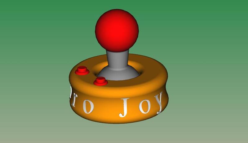 Retro-Joystick-Spielzeug *PRINT in PLACE*
