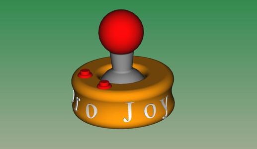 Retro-Joystick-Spielzeug *PRINT in PLACE*