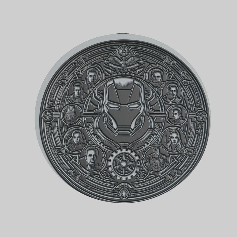 The Marvels Medallion CNC The Marvels 3d Printer Obj Stl