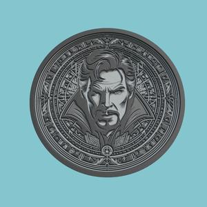 Doctor Strange Medallion CNC Doctor Strange 3d Printer Obj Stl