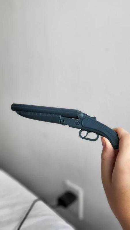 Double Barrel shotgun money holder V1