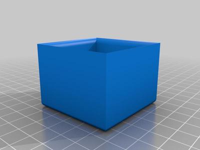 Small parts tray 2x2x2 inches