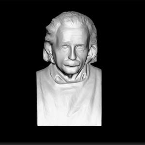 Albert Einstein Bust - 3D Print Einstein Sculpture - Scientist Bust Figurine - Genius Design - Iconic Albert Einstein Statue