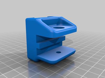 Filler filament spool holder roller 2020 extrusion mount