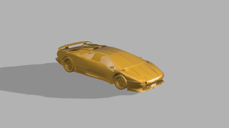 Lamborghini Diablo SV (Print-in-Place)