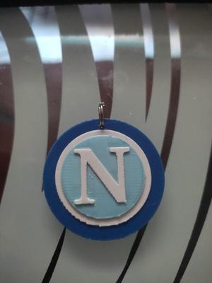 Portachiavi SSC Napoli multicolore