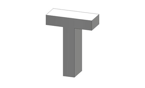 T Letter Arial Font