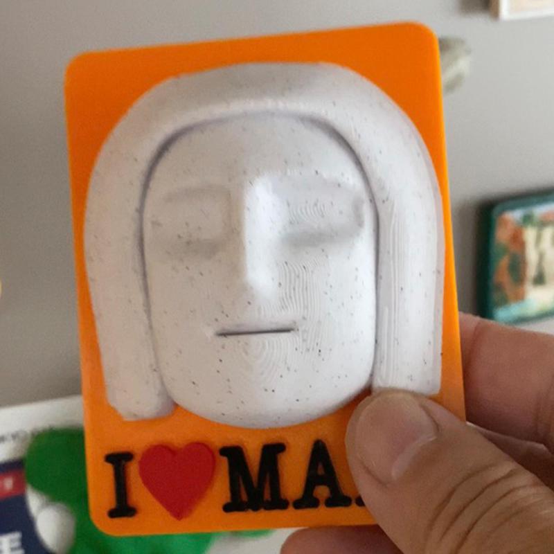 I Love Mars magnet