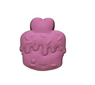 Kawaii Frosted Cupcake STL FILE FOR 3D PRINTING - LASER CNC ROUTER - 3D PRINTABLE MODEL STL MODEL STL DOWNLOAD BATH BOMB/SOAP