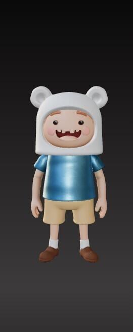 ✨Finn the Human 3D from Adventure Time✨.