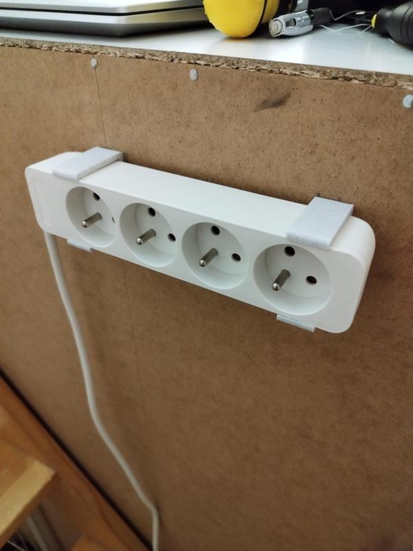 Hook for power strip