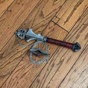 Morning Star Mace / Whip | Castlevania | Trevor Belmont | Available With Matching Display Plinth | By Collins Creations 3D