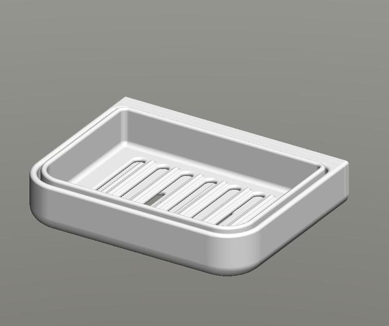Very beautiful - Normal size soap dish with invisible mount - Easy to clean- Easy to maintain - Improved Model