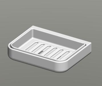Very beautiful - Normal size soap dish with invisible mount - Easy to clean- Easy to maintain - Improved Model