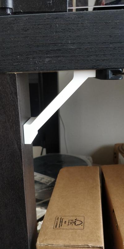 Ikea Lack table leg support for the Original Prusa i3 MK3 ENCLOSURE -Ikea Lack table / Ikea Lack Tisch Stütze für Prusa Gehäuse