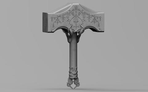 mjolnir hammer- thor God of War Ragnarok (cosplay)