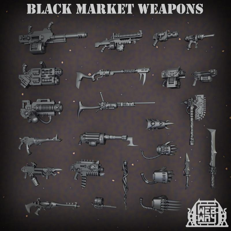 Black market weapons