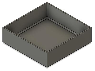 Gridfinity 1x1 tray (23mm high) GF23-001