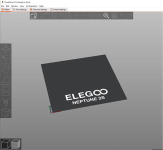 Elegoo Neptune 2S Bed Texture