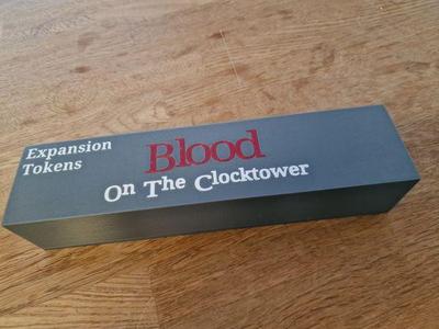 Blood On The Clocktower box for tokens