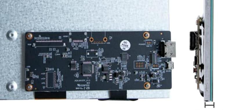 HAMTYSAN Raspberry PI 10" Touch Screen back mainboard enclosure