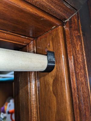 Minimalist 19mm (1/2") Dowel Rod Bracket / Holder