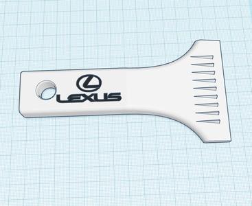 Ice scraper Lexus