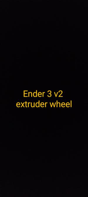 A wheel for ender 3 v2