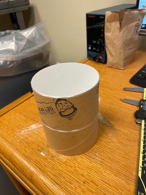 Upcycled prusament containers