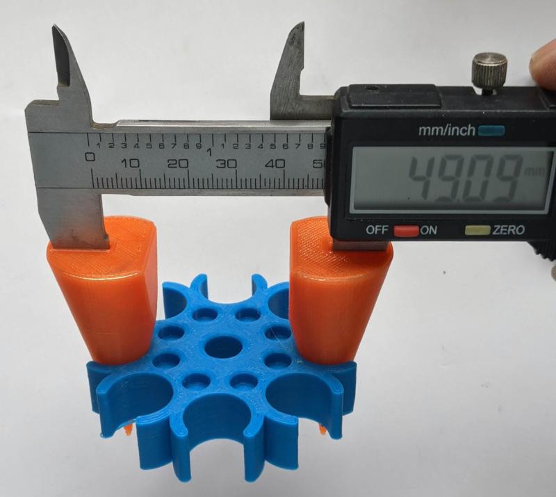 caliper attachments for measuring distances between hole centers