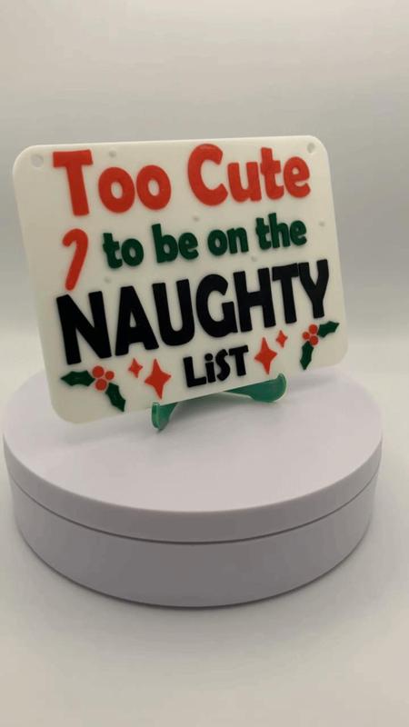 Santa's naughty list, Christmas decoration