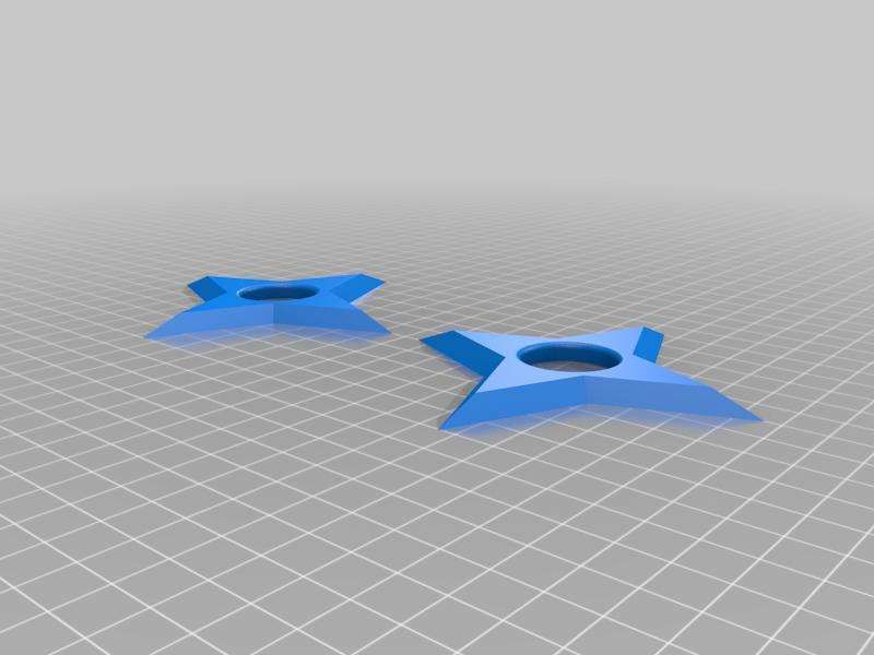 half of Shouriken part for gluing
