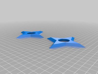 half of Shouriken part for gluing